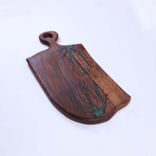 Дъска от орех с епоксид - "Мусала" №0192