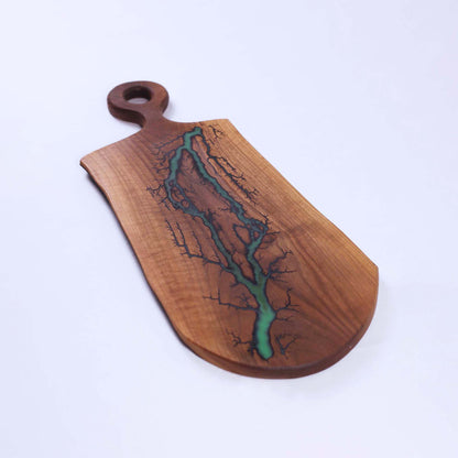 Вихрен №0193 — орехова дъска с епоксидна смола