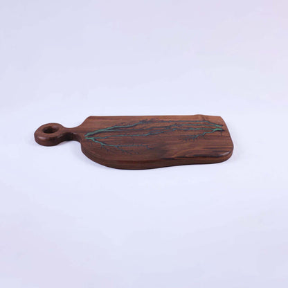 "Мальовица" №0199 — дъска от орех с епоксид