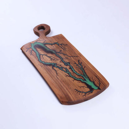 Орехова дъска с епоксидна смола - "Бузлуджа" №0215