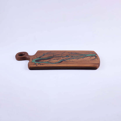 Дъска от орех с епоксид - "Бузлуджа" №0215