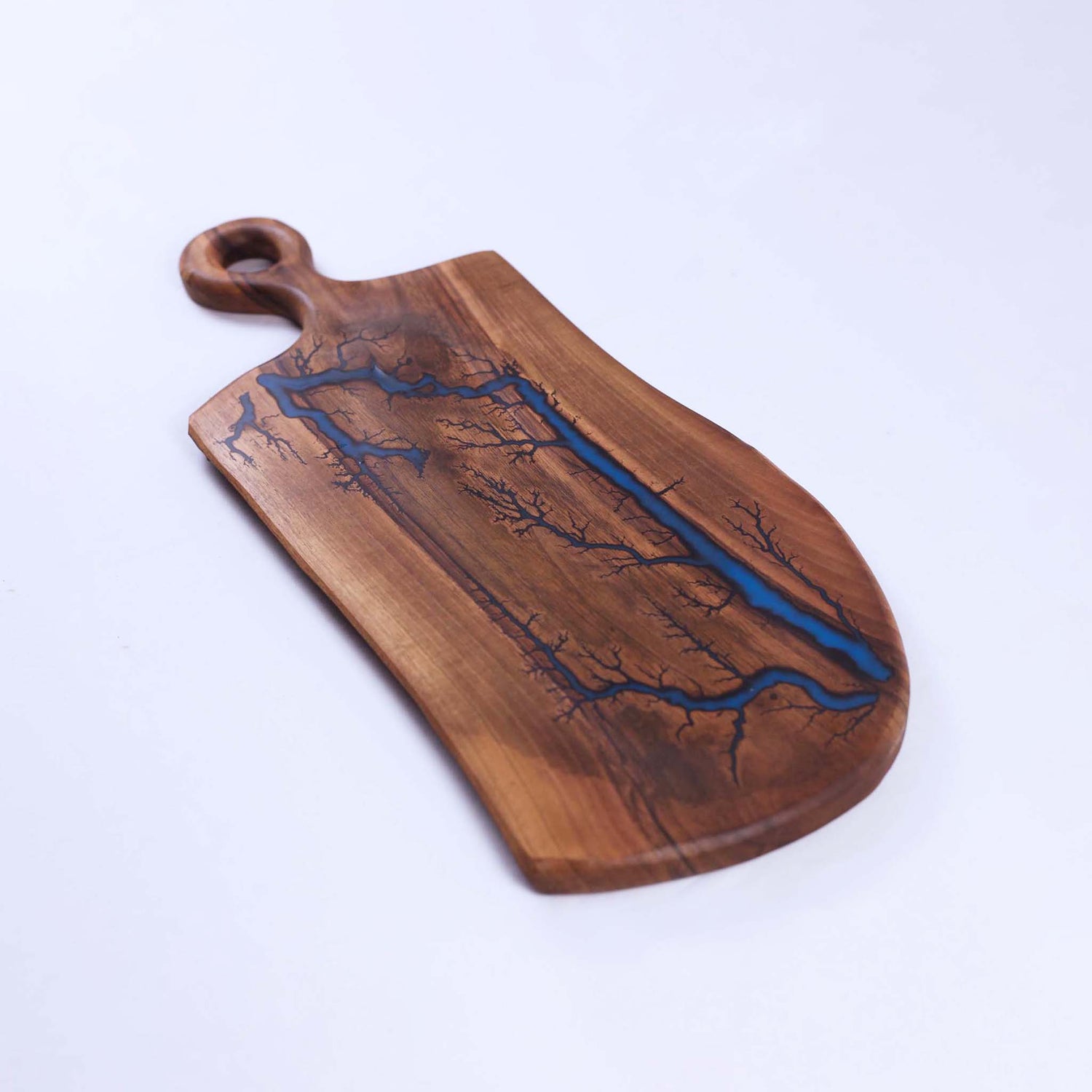 Орехова дъска с епоксидна смола - "Окото" №0216